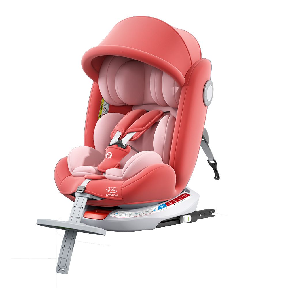 Child safety seat for car 0-12 universal baby baby car 360 degree anti-flip support legs