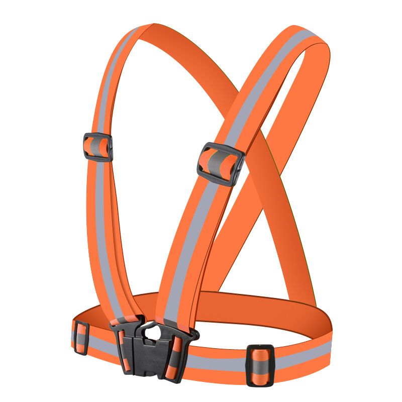 Reflective elastic elastic vest reflective straps safety vest traffic duty vest