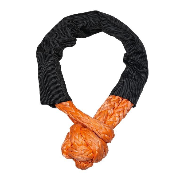 Car tow rope hook car traction wear-resistant and tensile soft shackle car road rescue tow rope emergency buckle