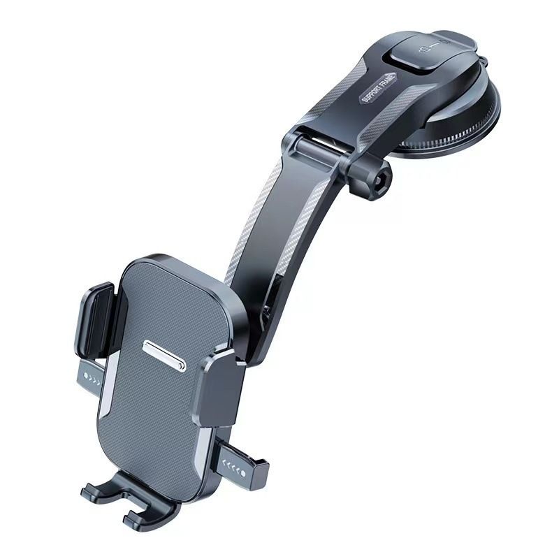 Creative suction cup car bracket dashboard can be rotated and adjusted automatically lock car navigation mobile phone holder