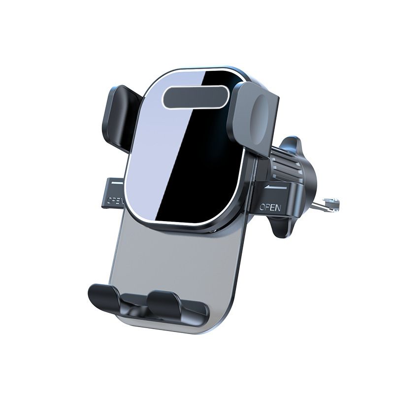 Pull-down automatic lock car air outlet mobile phone holder dashboard suction cup navigation mobile phone support