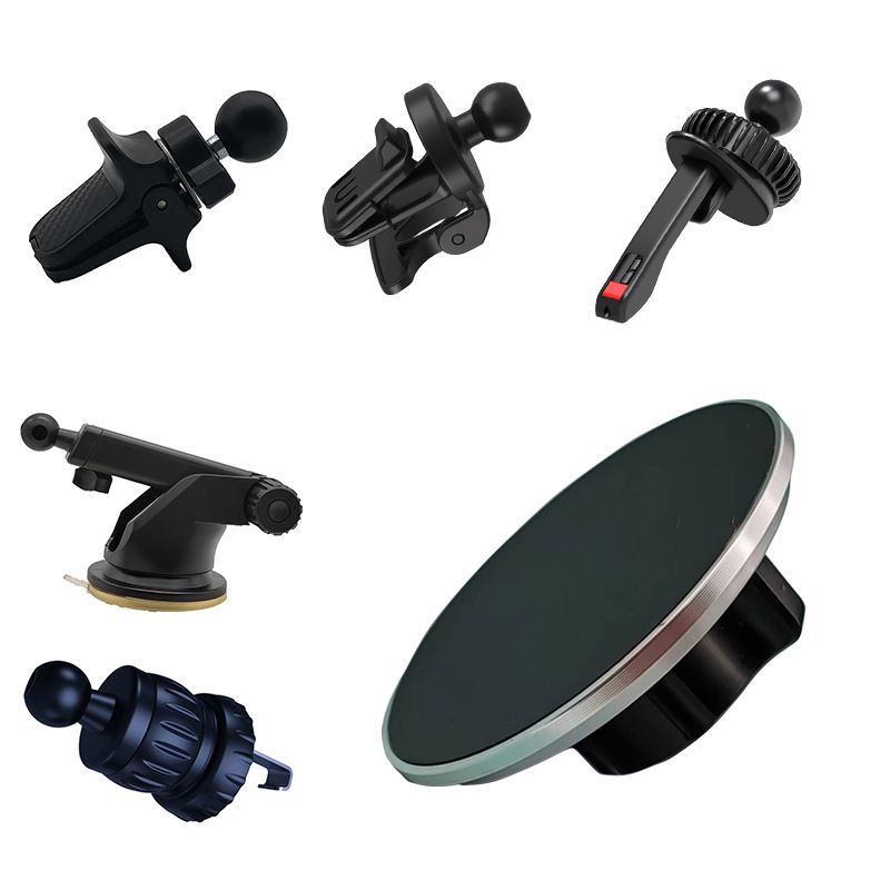 Magsafe mobile phone holder magnetic suction head universal diameter 17MM ball head mobile phone accessories aluminum alloy holder