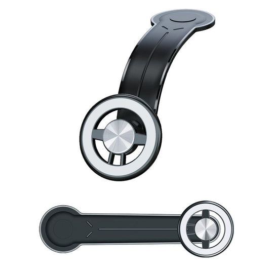 Magsafe magnetic car phone holder Velcro adhesive aluminum alloy bendable memory foldable base