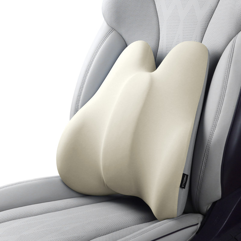 Adjustable car waist cushion memory foam car waist pillow waist cushion office pillow car long-term sitting artifact
