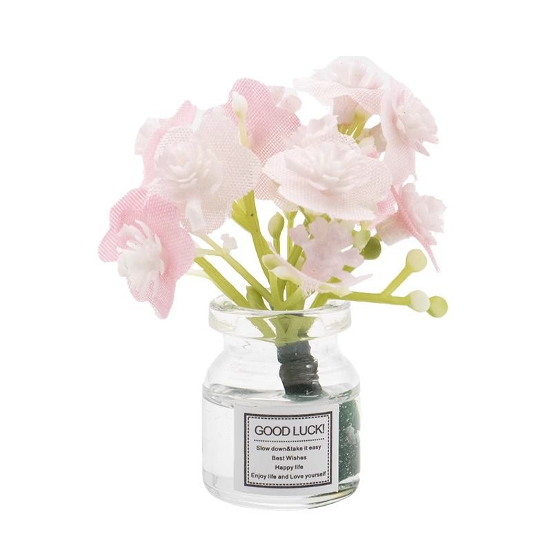 Small fresh car air outlet vase aromatherapy car air conditioning perfume long-lasting light fragrance car interior decoration ornaments