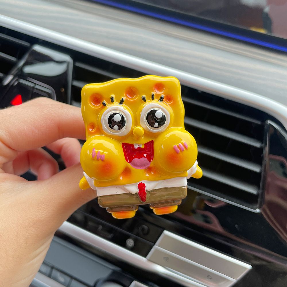 Cartoon car aromatherapy cute air outlet car interior decoration supplies car perfume air outlet clip ornaments wholesale