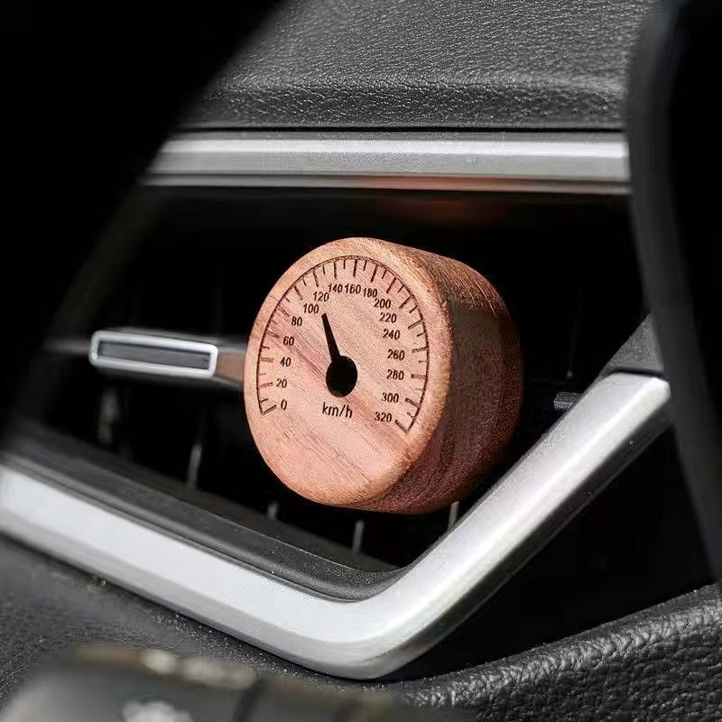 Solid wood car air outlet diffuser car creative aromatherapy essential oil diffuser clip essential oil diffuser stone