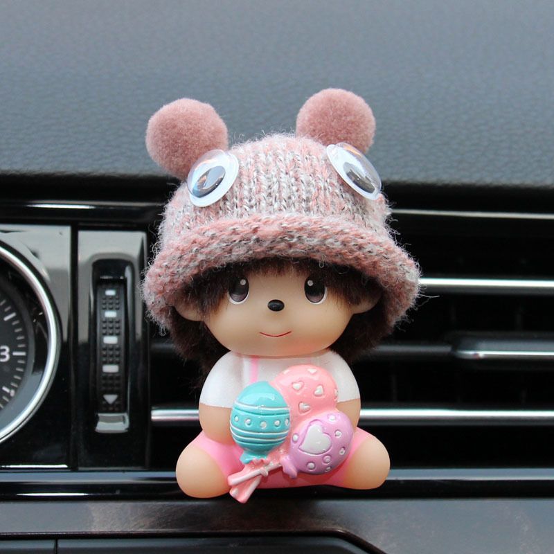 Car perfume car air conditioning outlet aromatherapy decoration cartoon cute car interior decoration ornaments long-lasting light fragrance