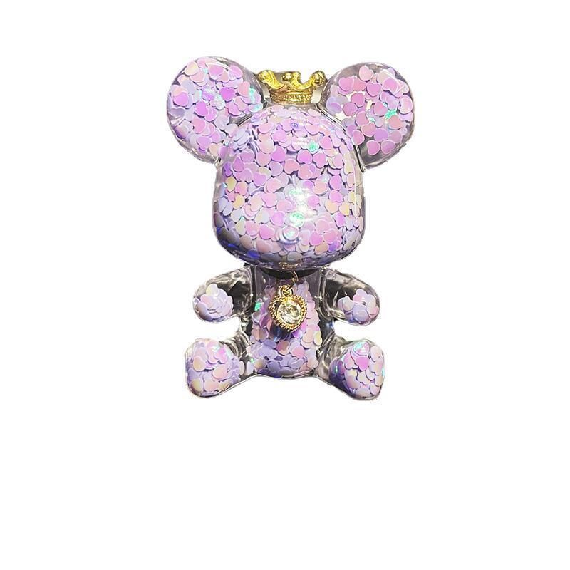 Car aromatherapy creative personality bear car air outlet perfume clip men and women car online celebrity ornaments installed Wanbai