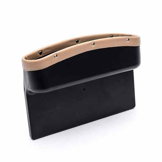 Car gap storage box creative car seat trash can multifunctional leather storage box