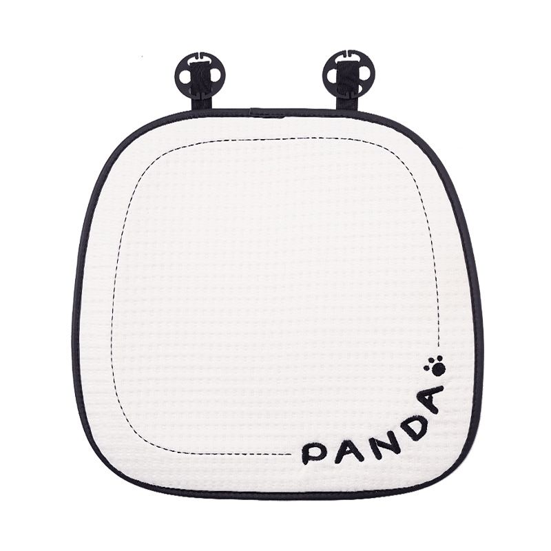 Cartoon panda car seat cushion summer ice silk breathable car seat cushion all season car seat cooling pad