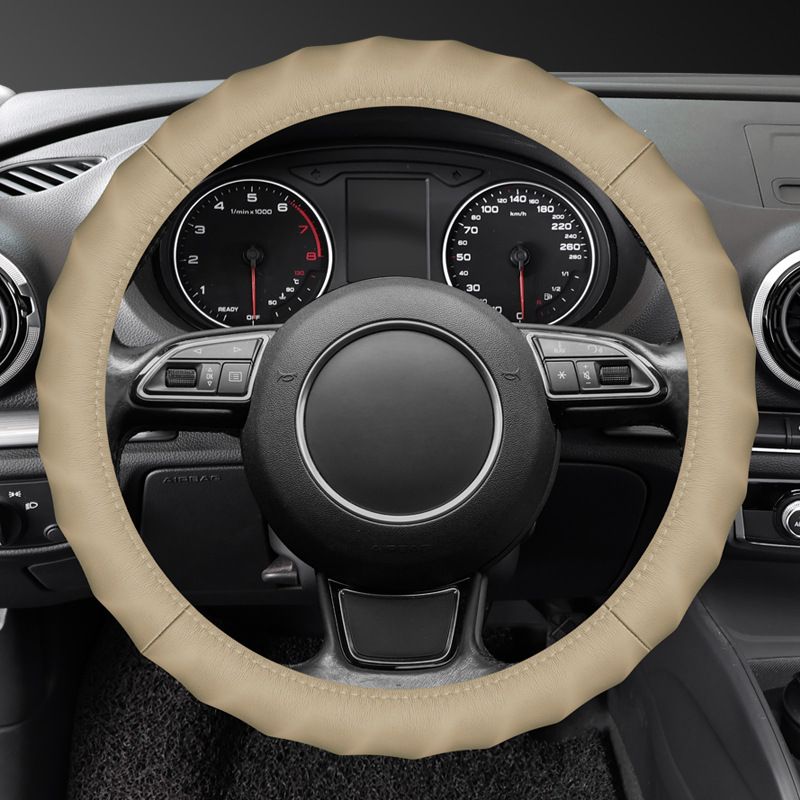 Rubber jade pure hand woven summer car steering wheel sleeve