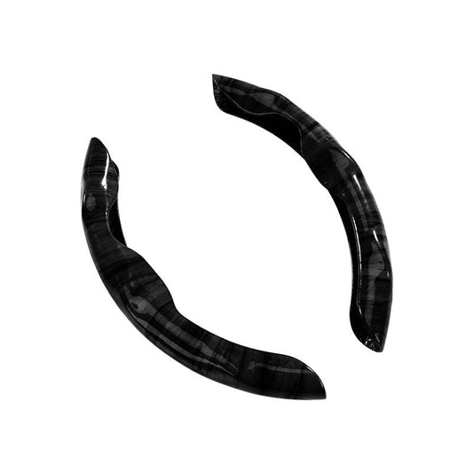 Sweat-absorbing, anti-slip and wear-resistant car steering wheel cover. Elegant maple wood handle cover for all seasons