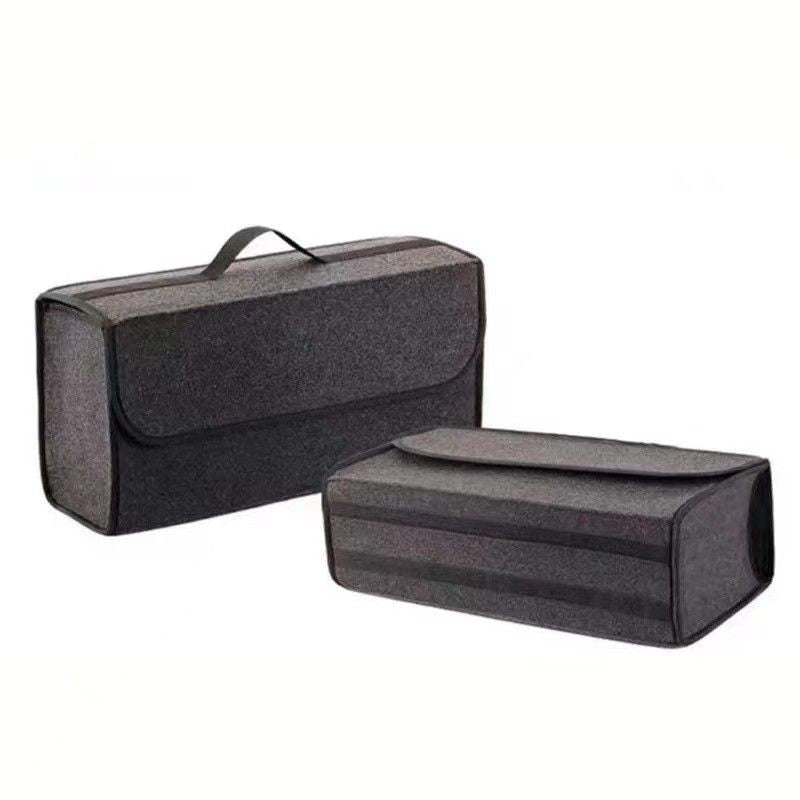 Foldable felt car storage box tool organizer storage bag car trunk storage box