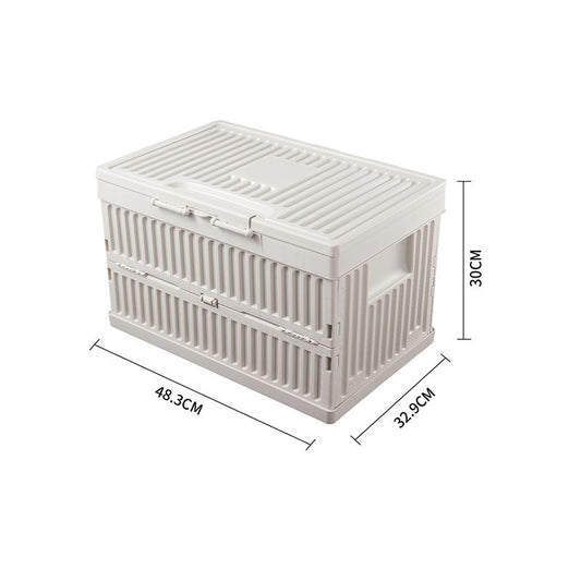 Outdoor camping revenue collection box industrial style can sit folding box organize car trunk large capacity storage box for home use