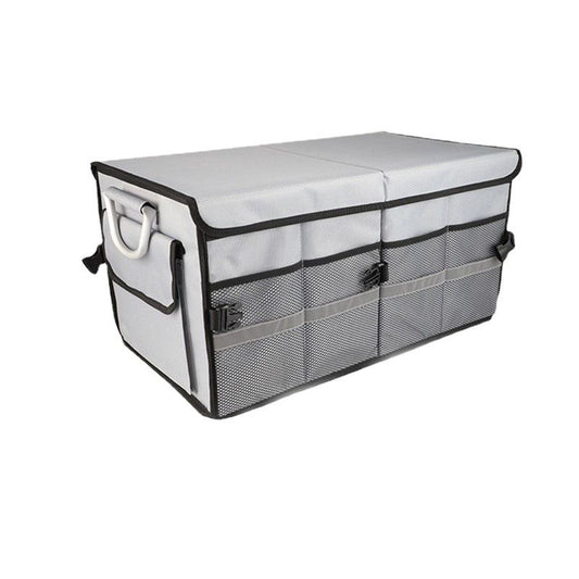 Large capacity car trunk storage box folding storage and organizing box Oxford cloth car tail storage box