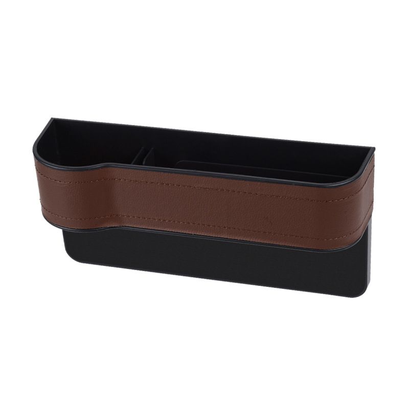Car seat gap storage box car supplies leather multi-functional crevice storage box storage bag storage box