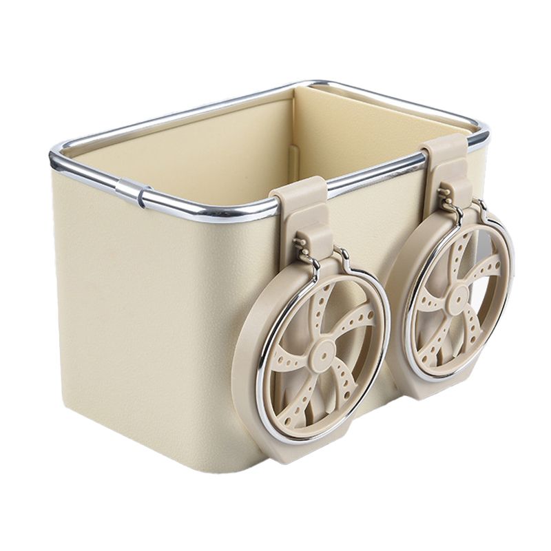 Car umbrella miscellaneous storage box storage box garbage bag car seat back hanging car trash can