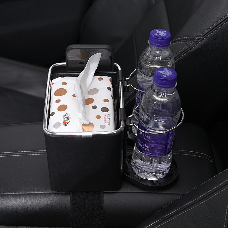 Car umbrella miscellaneous storage box storage box garbage bag car seat back hanging car trash can