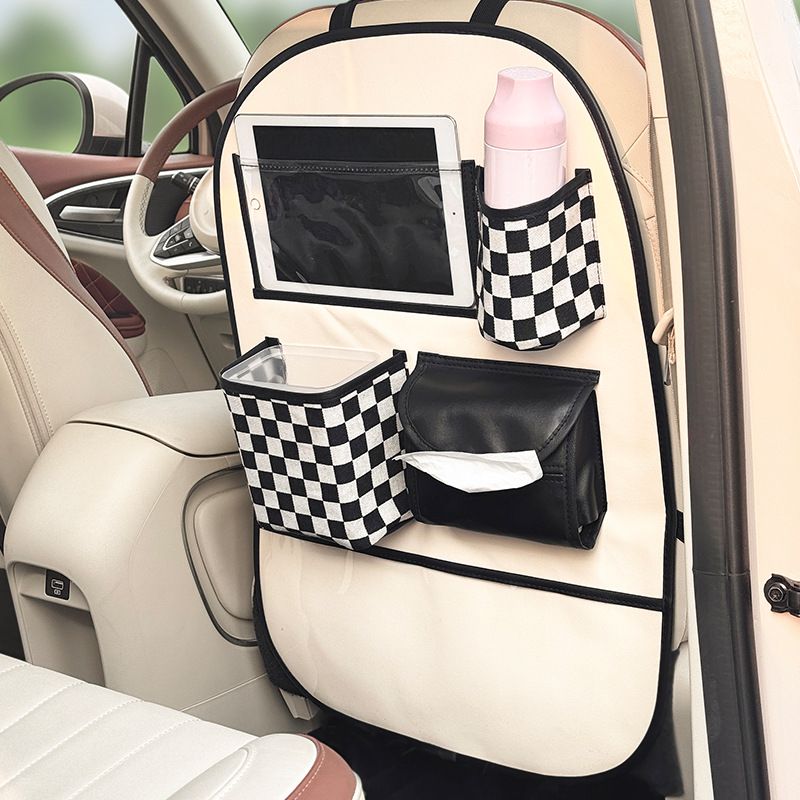Car seat back storage bag, storage bag, storage box, car seat back decoration