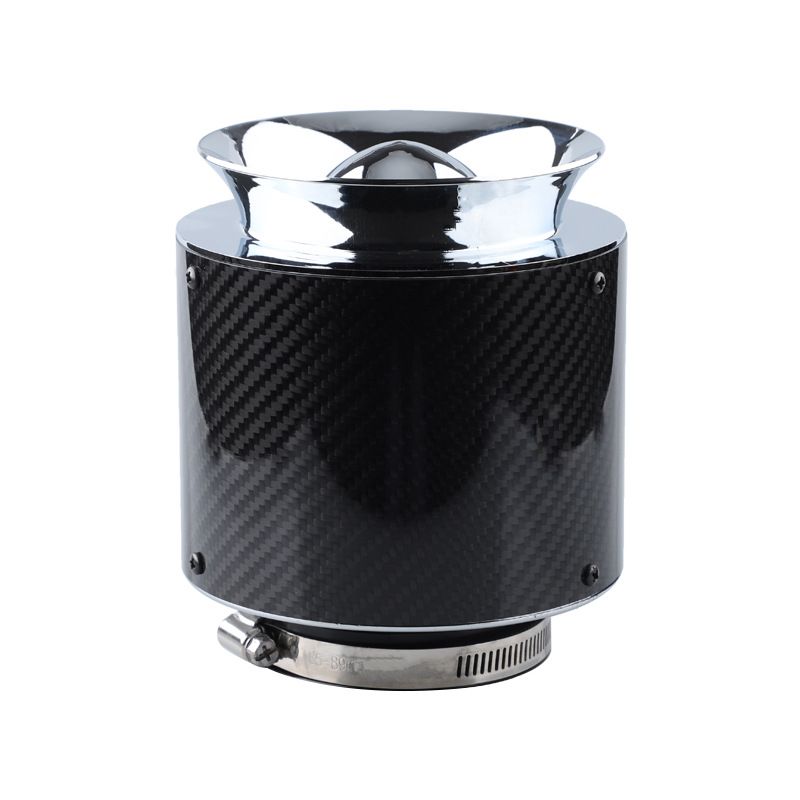 Car modified air intake air filter modified carbon fiber mushroom head high flow air filter mushroom head air filter