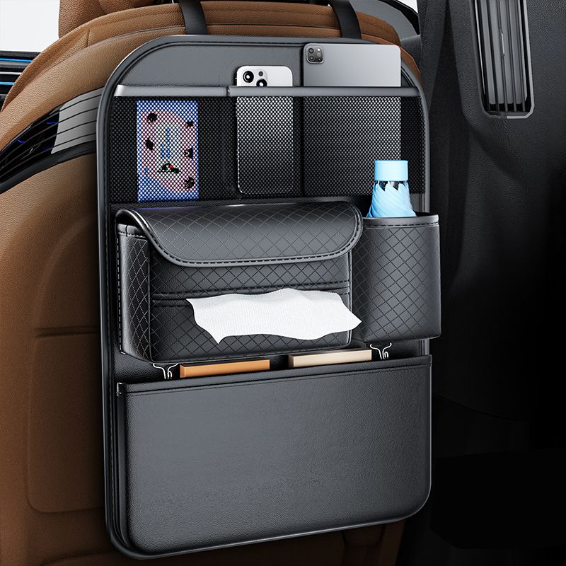 Car seat storage bag multi-functional car table back storage bag back hanging bag