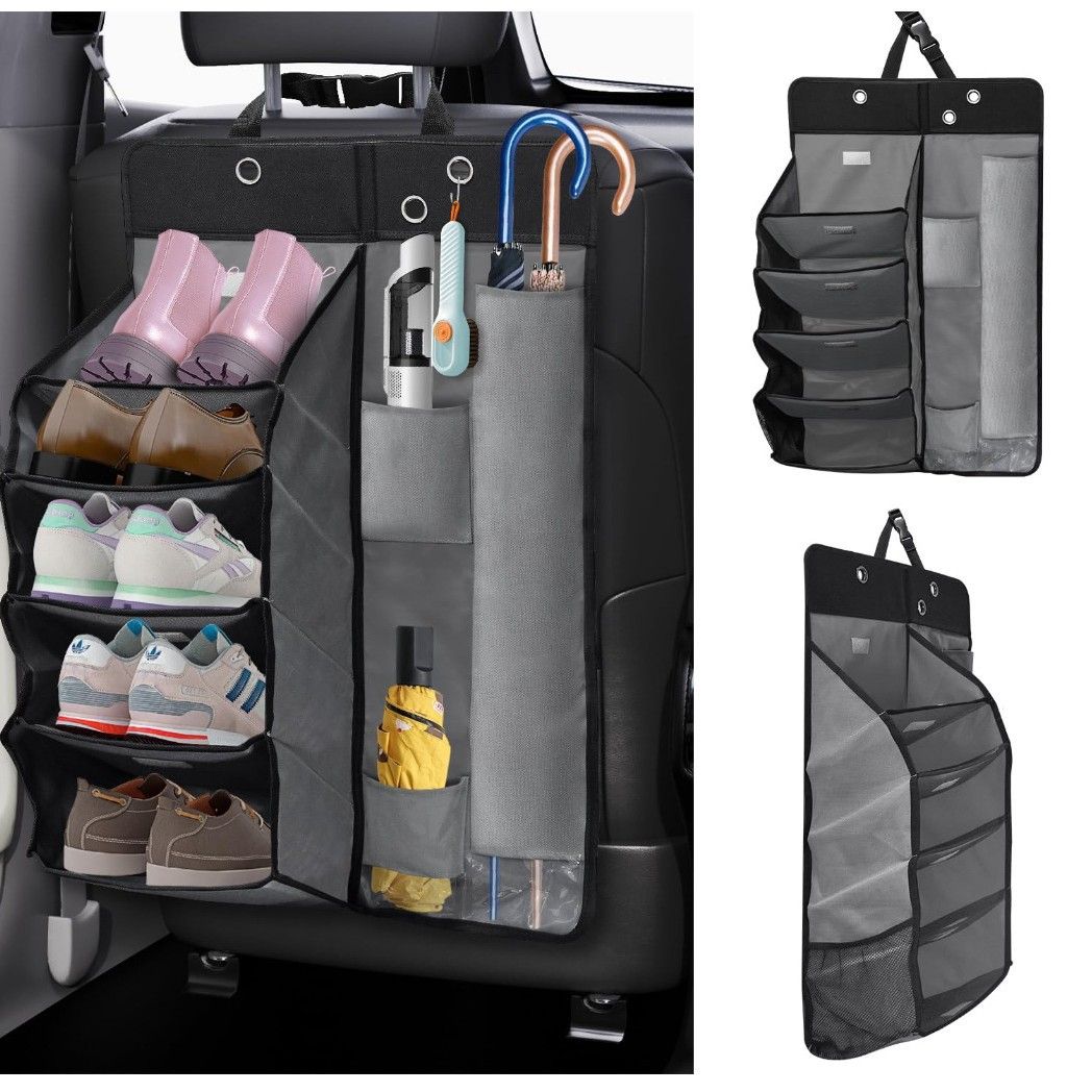 Fabric storage hanging bag car rv back seat storage hanging bag outdoor shoes and miscellaneous items storage hanging bag