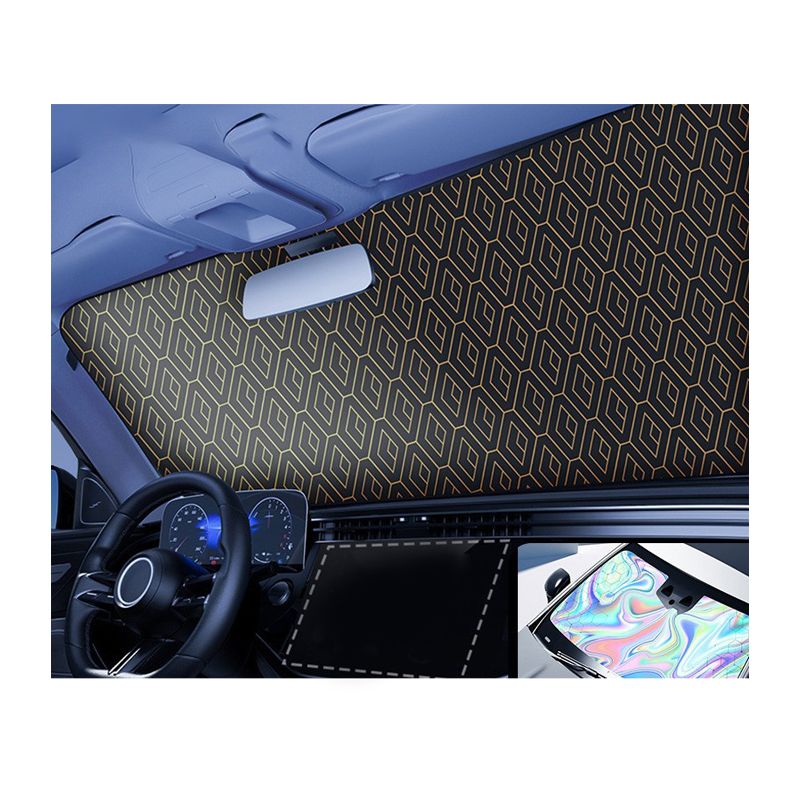 Car heat insulation sunshade sun protection sunshade interior front screen car sun umbrella sunshade panel vehicle sun shield summer