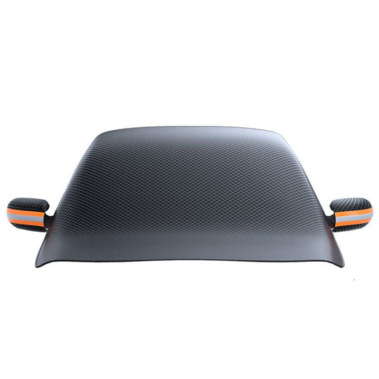 The car half hood is a universal sun protection, rainproof, heat insulation and shading cover for all seasons. It is also a thickened shading cover for the front part of the body