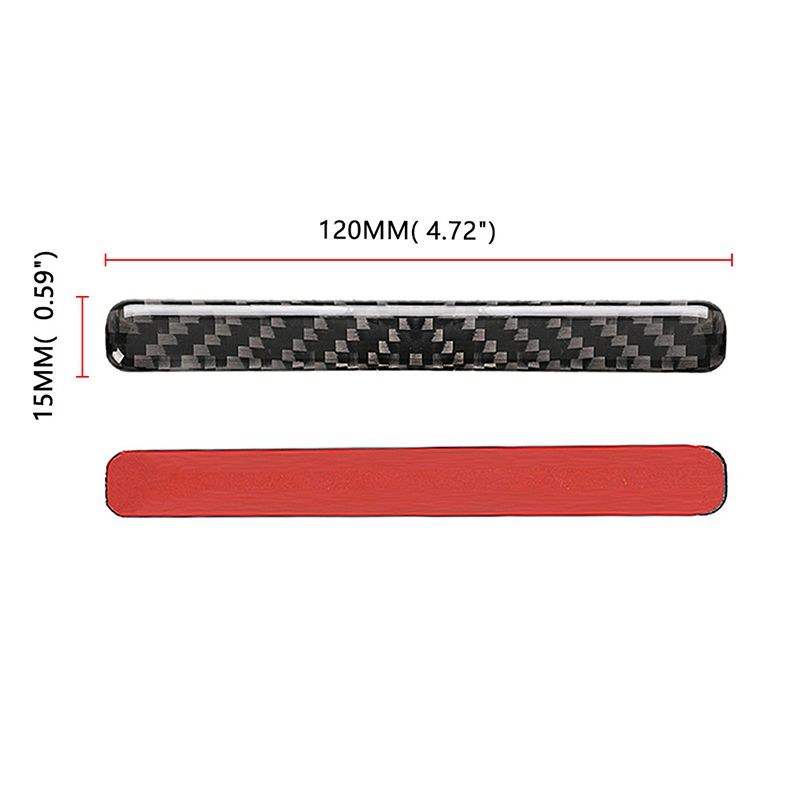 Car door anti-collision strip: carbon fiber door protection car sticker anti-scratch strip