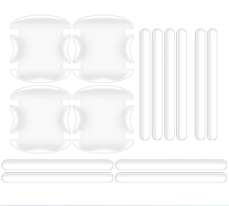 Door anti-collision strip, door side anti-scratch handle, car door bowl anti-scratch protection sticker, invisible transparent handle