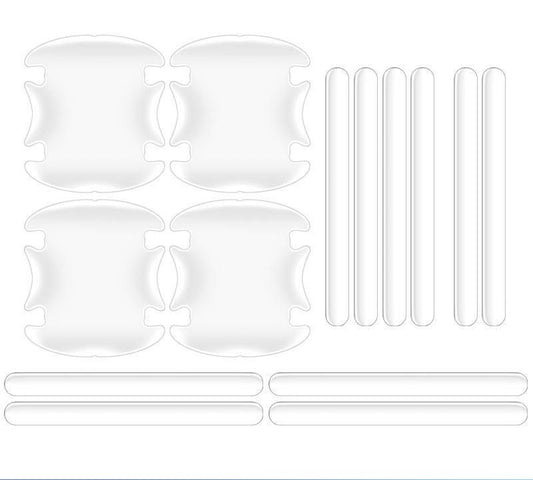 Door anti-collision strip, door side anti-scratch handle, car door bowl anti-scratch protection sticker, invisible transparent handle