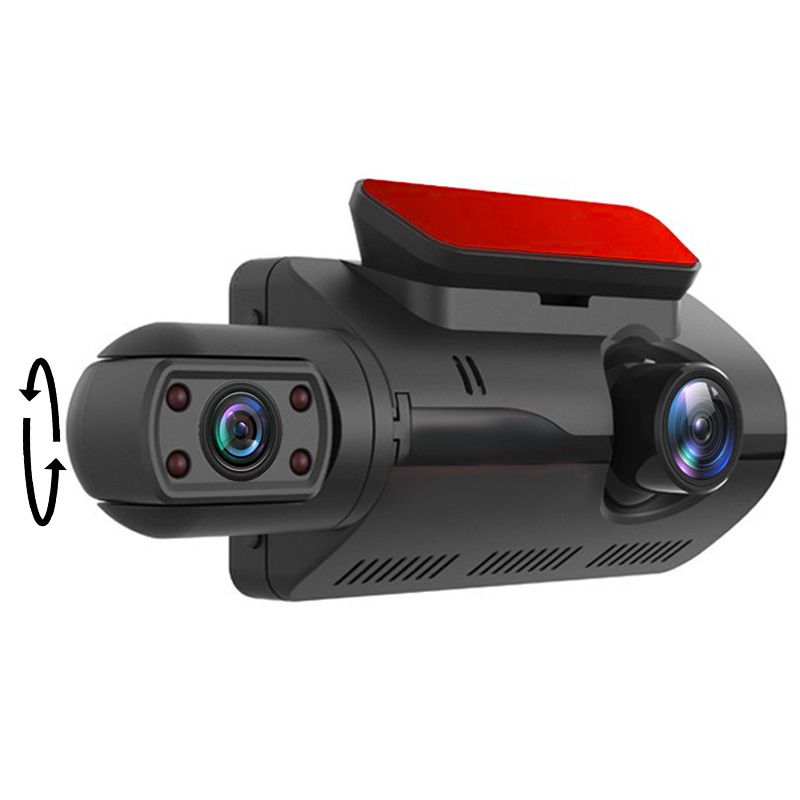 The front car has a 3-inch driving recorder with high-definition dual lens and 360-degree car camera 1080P