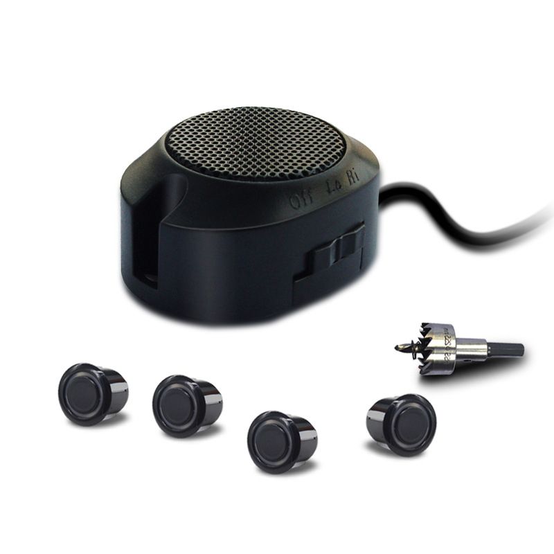 The front reversing radar has no display and a voice buzzer for 4 probes