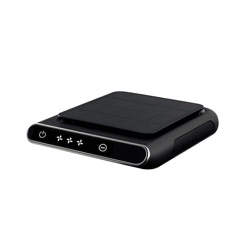 Display solar car air purifier negative ion oxygen bar car air purifier