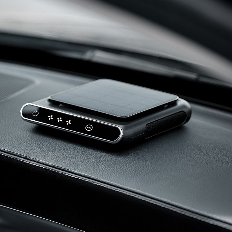 Display solar car air purifier negative ion oxygen bar car air purifier