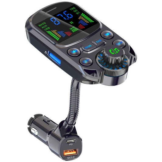Car mp3 player Bluetooth FM transmitter receiver dual USB multi-function car charger BC86