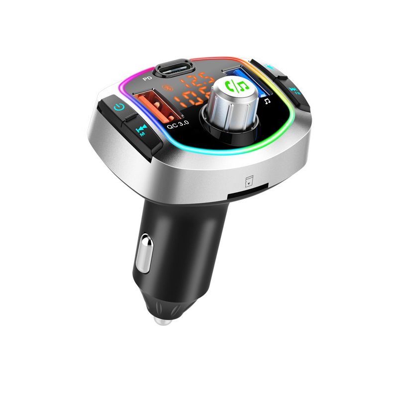 Car Bluetooth receiver mp3 player 5.0 lossless music car lighter multifunctional supplies fast charge BC63
