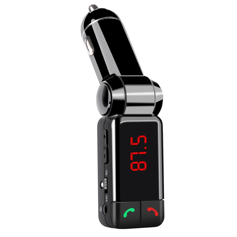 Car Bluetooth Car MP3 Bluetooth hands-free car MP3 player dual USB car charger bc06