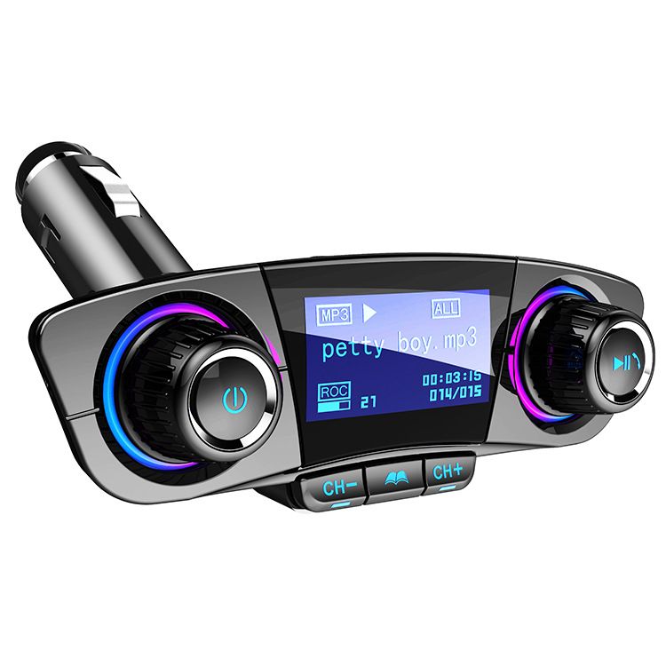 Car MP3 player multi-function Bluetooth receiver U disk car charger car lighter bt06