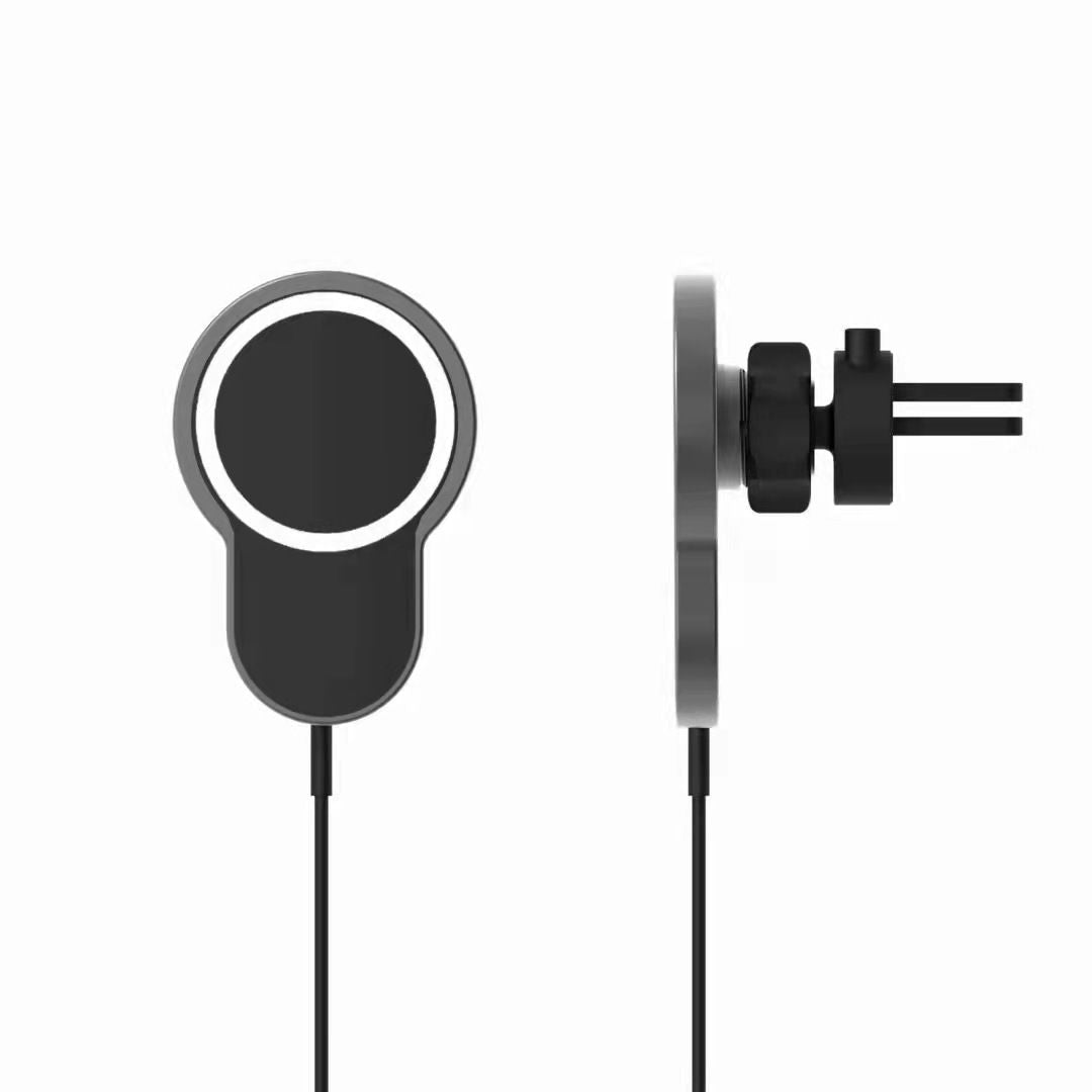 Car magnetic wireless charger 15W fast charging mobile phone holder