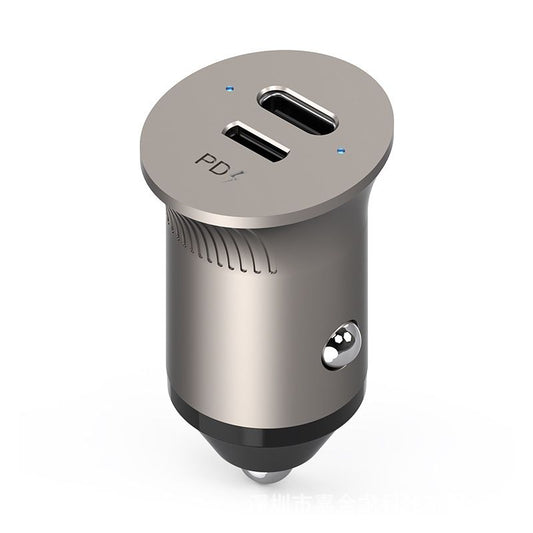 Car charger fast charge 60w fast charge head suitable for Huawei/Apple mobile phone car cigarette lighter adapter charger