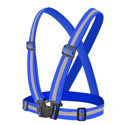 Reflective elastic elastic vest reflective straps safety vest traffic duty vest