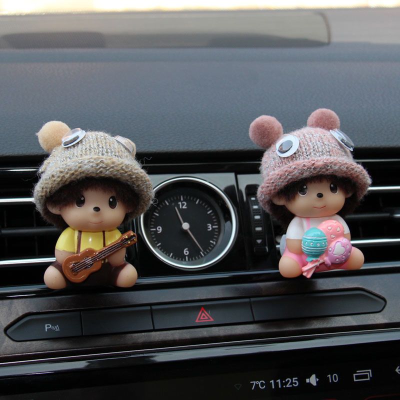 Car perfume car air conditioning outlet aromatherapy decoration cartoon cute car interior decoration ornaments long-lasting light fragrance