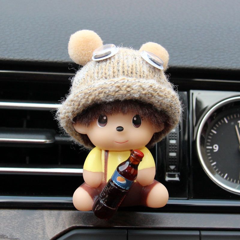 Car perfume car air conditioning outlet aromatherapy decoration cartoon cute car interior decoration ornaments long-lasting light fragrance