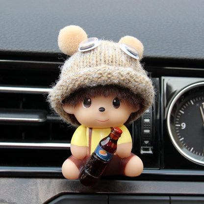 Car perfume car air conditioning outlet aromatherapy decoration cartoon cute car interior decoration ornaments long-lasting light fragrance