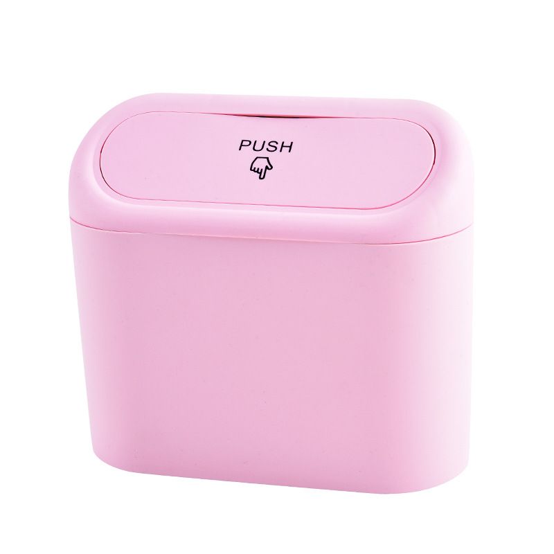 Car trash can car seat back door hanging storage box multi-function car storage garbage bag car supplies