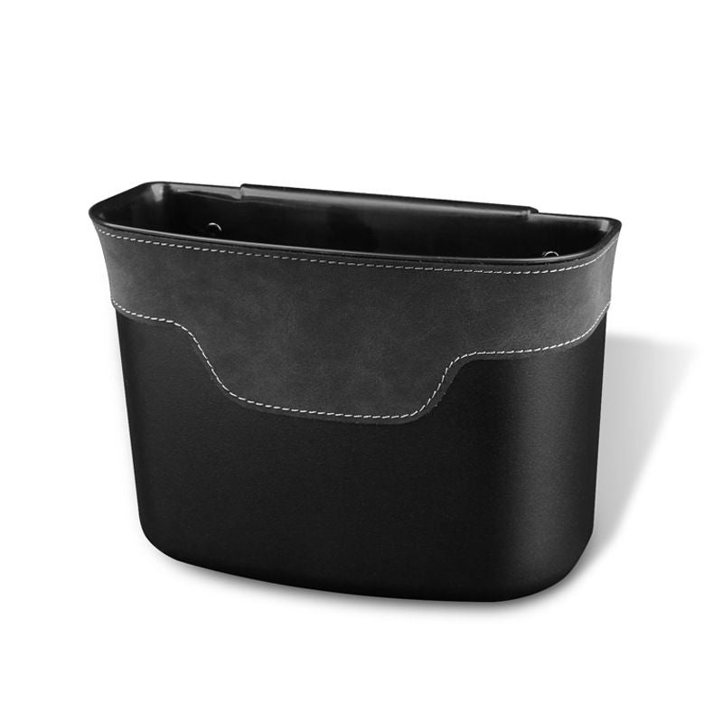 Suede car trash can car supplies storage bag car trash box car bag