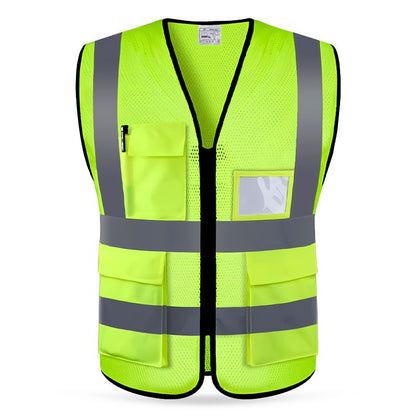 Mesh cloth high visibility reflective clothing reflective vest safety vest
