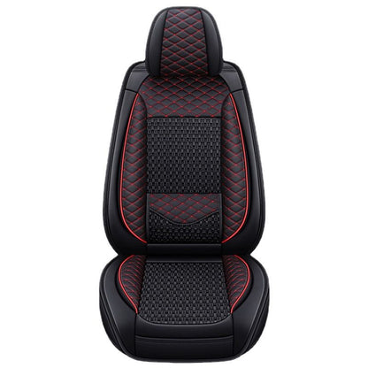 Full package ice silk fixed waist support universal car seat cushion summer breathable seat cushion cover